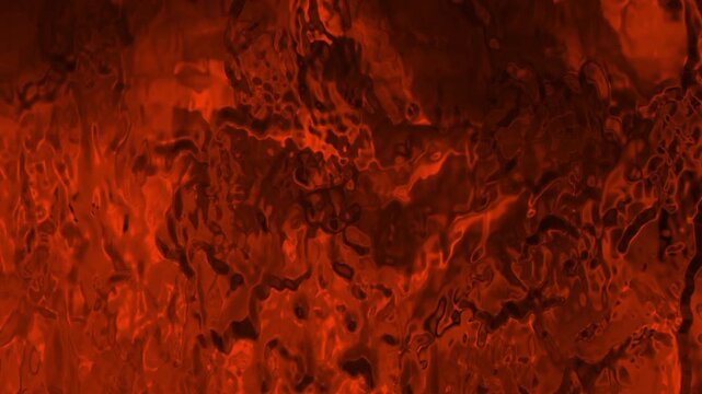 Orange Abstract Movement Behind Glass 4K Loop features orange abstract liquid movement behind textured glass in a loop.