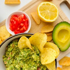 Guacamole Fresh Cooked and Served in Bowl