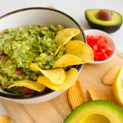 Guacamole Fresh Cooked and Served in Bowl