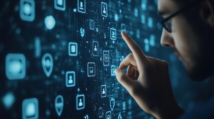 Securing Your Digital World: User Navigates Privacy Settings