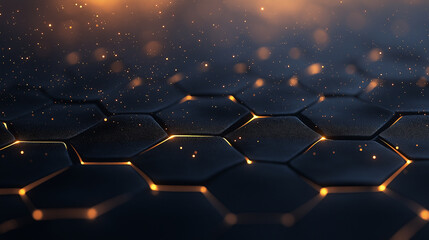 Obraz premium A black and orange background with a lot of sparkles