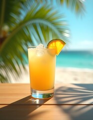 cocktail on the beach