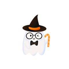 halloween pumpkin with hat