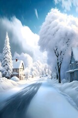 snow season, winter, ice season, nature, snowfall, hail, winter wallpaper, snow art, ice season in japan, snow in the mountains, amazing view