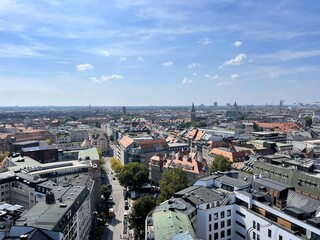 Obraz premium panorama of Old town, Munich