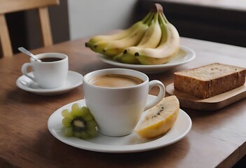 Latte Art in a Cozy Café Atmosphere