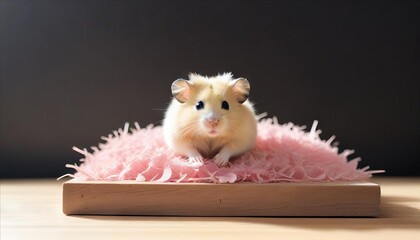 Obraz premium hamster in a box