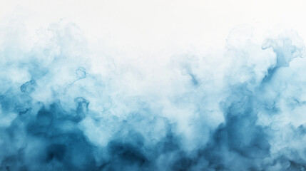 Fototapeta premium The image is a blue and white background with a blue cloud in the middle