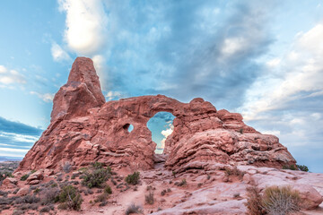 The Turret Arch in the Arches National Park, Utah USA © Martina
