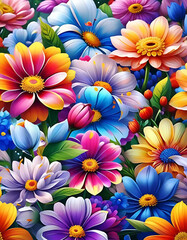 Fototapeta premium flower background