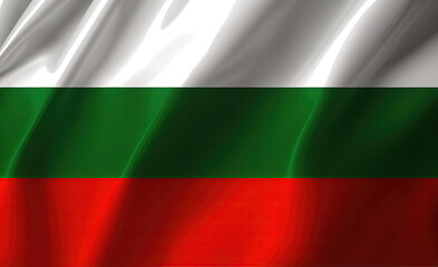 Naklejka premium bulgarian flag for national Day or Independence Day of bulgaria
