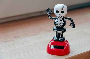 dancing skeleton toy decoration for halloween dia de los muertos