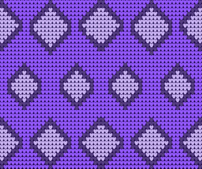 cute knitting seamless pattern Traditional Ukrainian 
Cross-Stitch Embroidery ethnic pattern arabesque blanket craft fabric design