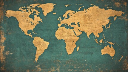 Concept map representation suitable for export concepts designed for digital editing and print in various sizes Features a world map outline