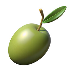 Olive 3d cartoon style illustration