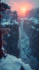 snow season, winter, ice season, nature, snowfall, hail, winter wallpaper, snow art, ice season in japan, snow in the mountains, amazing view