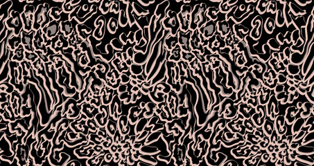 Seamless patchwork pattern. Hand draw animals pattern in vector. Tribal animals collage pattern.