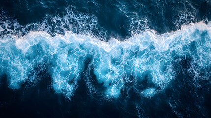 Serene Waves at Dusk: The Tranquil Beauty of Ocean Water in Evening Light