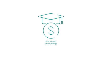Educational Funding: Scholarships and Financial Opportunities Vector Icon