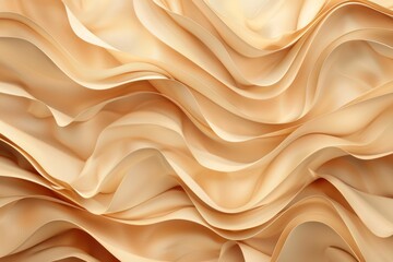 Fototapeta premium Abstract organic natural beige brown waving line background