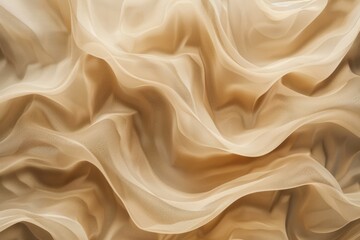 Obraz premium Abstract organic natural beige brown waving line background