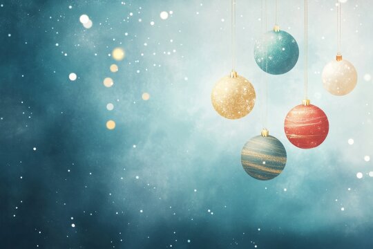 christmas planete balls
