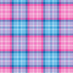 Classic plaid seamless pattern vector. Background graphic tartan check fashion design use for print, texture, cloth, fabric, flannel.	