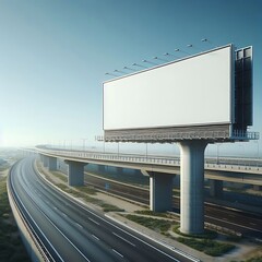 Obraz premium billboard on highway