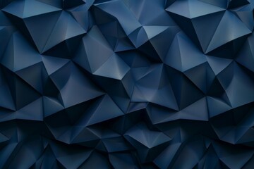 Obraz premium abstract texture dark blue background banner panorama with 3d geometric triangular gradient shapes