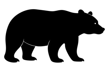 Fototapeta premium silhouette of bear