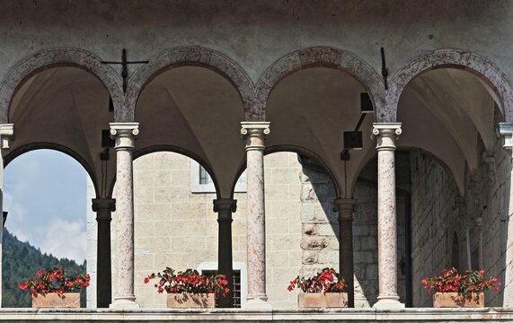 Interni del Castello di Stenico in Val di Sole, Norditalia