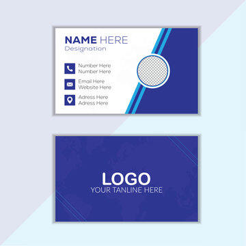 creative modern business card vector 