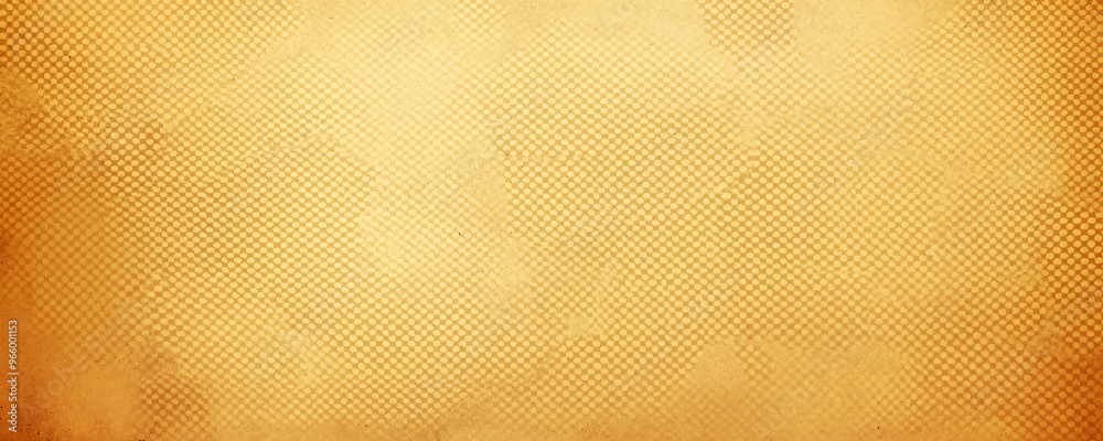 Wall mural golden yellow vintage paper background with a soft gradient of light and dark tones, creating an ant