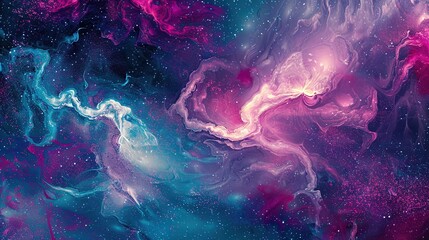 cosmic space pattern wallpaper