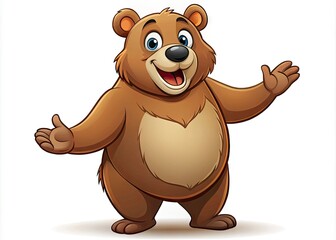 brown bear cartoon