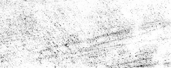 Textured background with halftone effect. Grunge noise texture. Horizontal grunge wallpaper.