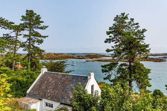 Paysage des Iles Chausey, Granville, Manche, Normandie, France