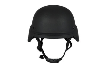 Green details military helmet a white background