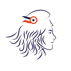 illustration de Marianne française, symbole de la révolution