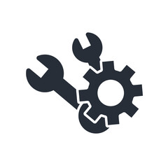 Mechanical engineering icon. vector.Editable stroke.linear style sign for use web design,logo.Symbol illustration.