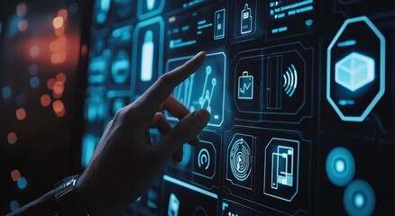 Scanner and biometric identification for accessing financial information. Surveillance and security scanning of digital cyber applications with finger prints.