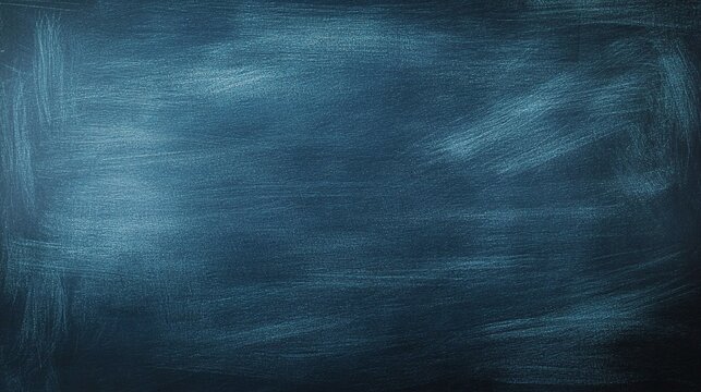 clean and blank dark blue chalkboard texture providing an ideal backdrop for back to school projects, announcements, and educational visuals