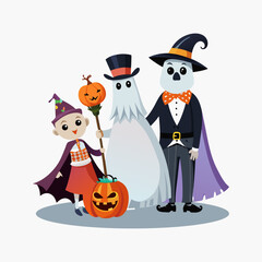 halloween background with pumpkin.