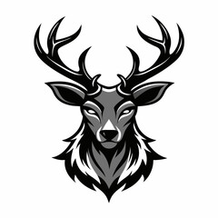 deer head vector. deer vactor design.