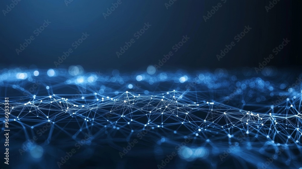 Poster data abstract background. technology network concept. global database visualization. neon multi-colo
