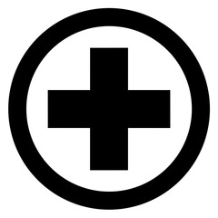 Fototapeta premium Medical icon inside a circle