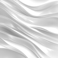 Naklejka premium Elegant White Wave Texture in Abstract Background Design