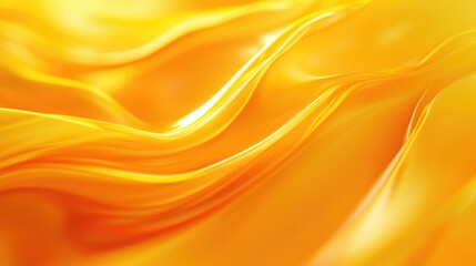 Artistic Waves: A Vibrant Yellow Abstract Background Design