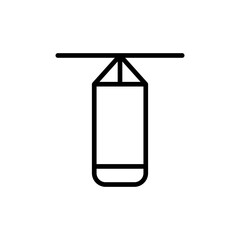 Punching bag icon