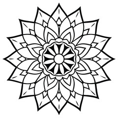 Ornamental luxury mandala pattern design vector download 